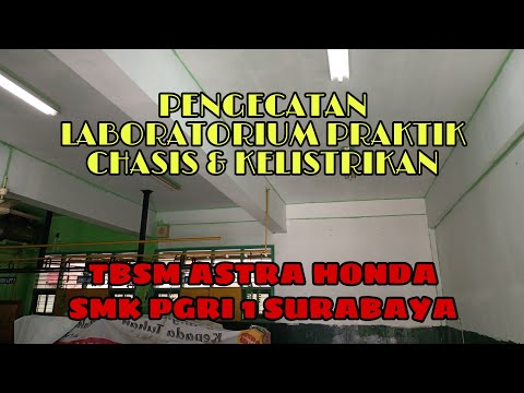 MEROMBAK LABORATORIUM PRAKTIK CHASIS & KELISTRIKAN | TBSM ASTRA HONDA | SMK PGRI 1 SURABAYA #16