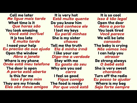 ✅ OS 300 MELHORES FRASES EM INGLÊS PARA VOCÊ FALAR AGORA! 🇺🇸🗣️