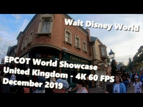 UK Pavilion Epcot World Showcase Walkthrough