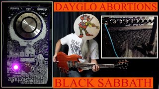 DAYGLO ABORTIONS - BLACK SABBATH - Guitar &amp; Tablature  - Walpurgis Pedal - Does it Punk?
