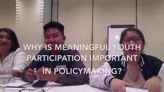 Philippines National Workshop to Test and Apply the Youth Policy Toolbox