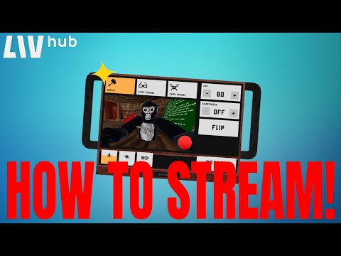 How To Stream With *LIV HUB* In Gorilla Tag!