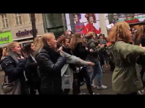 Refugee Flash Mob Vienna 2015
