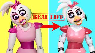 WE MADE A REAL LIFE FIVE NIGHTS AT FREDDYS GLAMROCK CHICA!