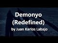 Juan Karlos Labajo - Demonyo (Lyrics)