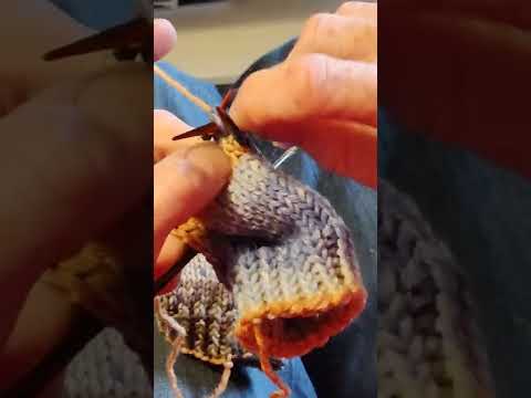 Bumerang-Ferse stricken (#1)