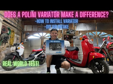 Thumbnail for Polini Variator Install and Testing -- Honda Metropolitan/Ruckus by Honda Ruckus, video, vide, video i