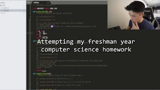 Attempting to do my freshman CS homework | UC Berkeley