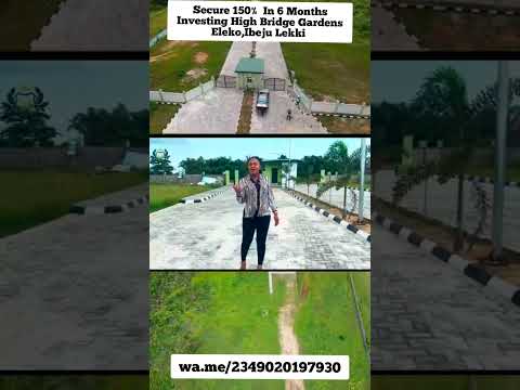 Land For Sale High Bridge Gardens,5 Minutes Drive From Eleko Junction Ibeju Lekki Ibeju-Lekki Lagos