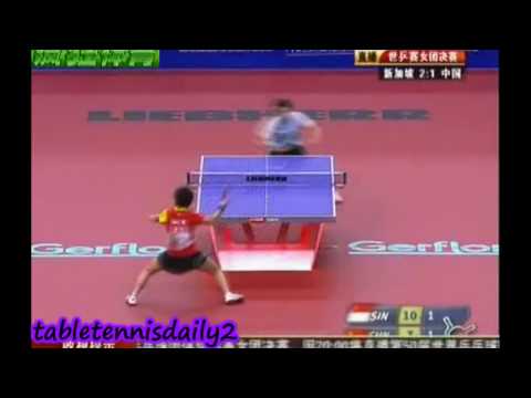 WTTC 2010 - Liu Shiwen vs Feng Tianwei (Womens Team FInal)