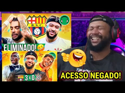 ♫ CORINTHIANS TRI-ELIMINADO NA PRÉ-LIBERTADORES! 3x0 CORINTHIANS É HUMILHADO PELO BARCELONA FALSO!