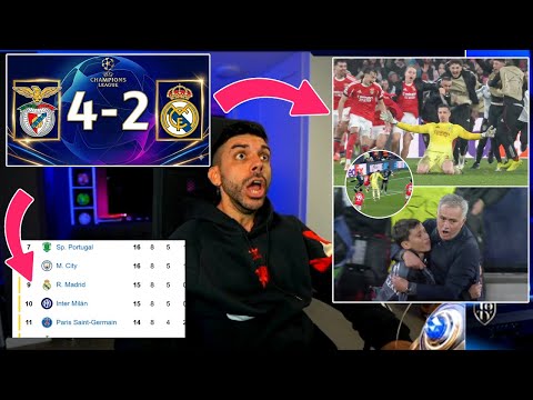 😂DjMaRiiO REACTS TO THE FINAL MINUTES OF BENFICA 4-2 REAL MADRID😂