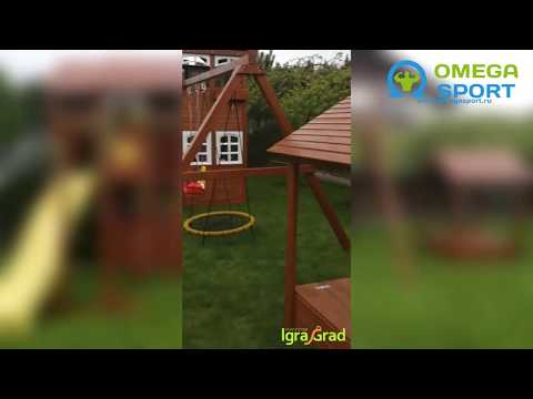 Видеообзор детской площадки IGRAGRAD КЛУБНЫЙ ДОМИК 2 с рукоходом LUXE