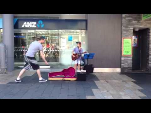 Amazing 12 year old busker! Manly, NSW