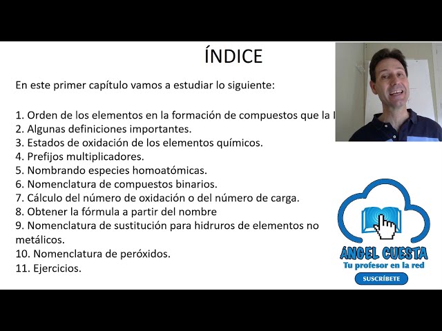 Vídeo relacionado con Química Inorgánica - Nomenclatura: Normas de la IUPAC 2015