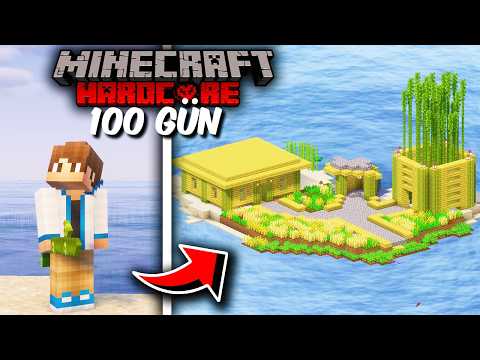 Minecraft Hardcore'da EN ISSIZ ADADA 100 Gün Hayatta Kalmak‼️