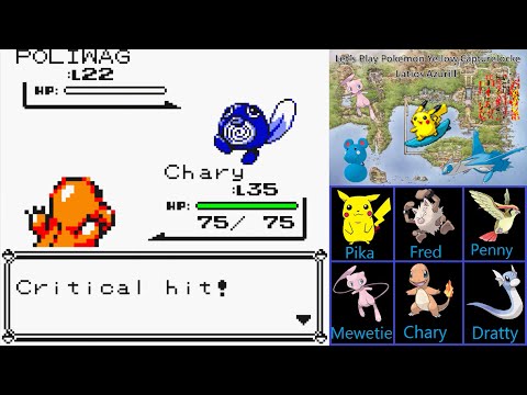 Let's Play Pokemon Yellow Capturelocke:  Part 23 - When It's Always A Crit