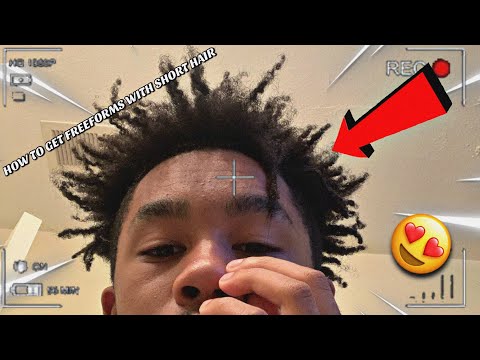 HOW TO GET FREEFORM DREADS WITH SHORT HAIR (UNDER 24 HOURS)