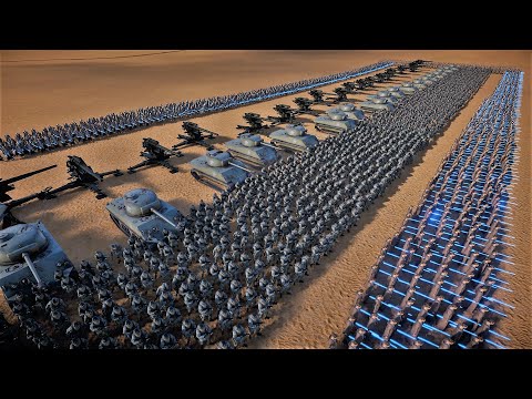 6 Million Walking dead vs Modern Soldiers, Jedi Knights and Tanks l Ultimate Epic Battle Simulator 2