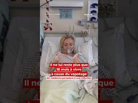 Il ne lui reste plus que 18 mois à vivre à cause du vapotage...