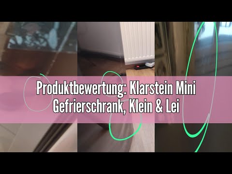 Produktbewertung: Klarstein Mini Gefrierschrank, Klein & Leise, Freistehender Gefrierschrank, 69L Kl