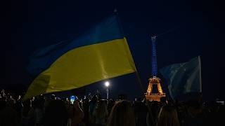 London und Paris: Wahrzeichen leuchten zum Unabhängigkeitstag der Ukraine