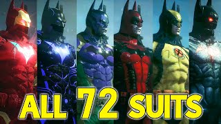 ALL 72 BATMAN Suits & Costumes (Every Suit and All DLC Suits) Batman Gotham