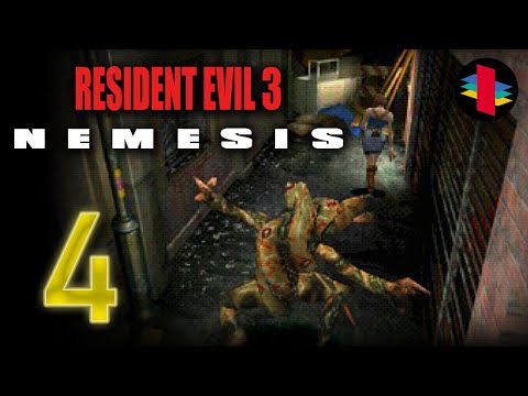 Resident Evil 3: Nemesis (PS1) - p4 -  Finishing Both Uptown & Downtown (Hard / No Commentary)