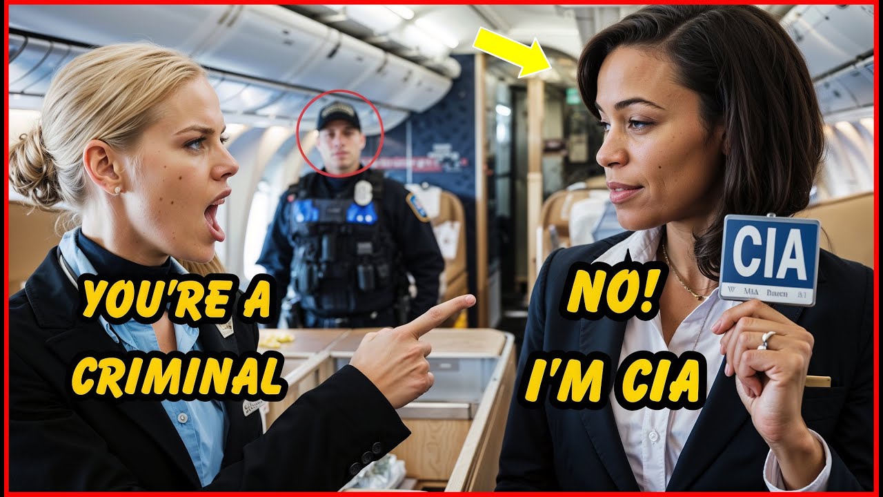 Flight Attendant Frames Passenger Not Knowing She's a SECRET AGENT