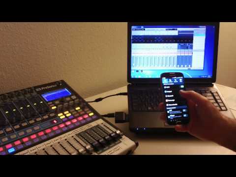 Wirelessly control a Presonus 16.0.2, 16.4.2, or 24.4.2 mixer with any Android Tablet!!