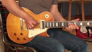 1998 Gibson Les Paul 58 Flametop Amber Pickups Part1