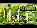 How To Do A BARBELL POWER CLEAN AND PRESS | Exercise Demonstration Video and Guide