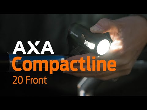 AXA Compactline 20 lux - Is a USB rechargeable front light