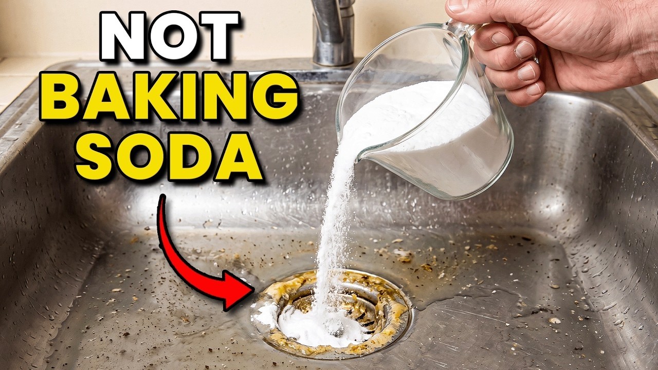 1 Cup of This Destroys Every Drain Clog - But Never Touches Your Pipes