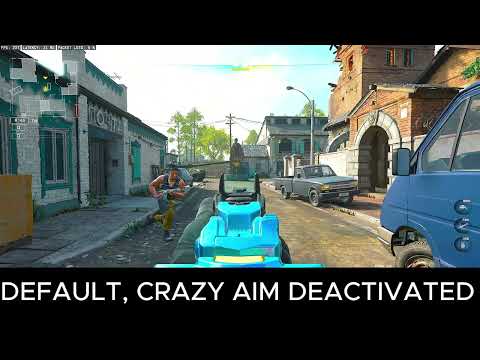 CRAZY AIM DEMO - Custom DS4 for Call Of Duty, Arc Raiders, Marvel Rivals and much more