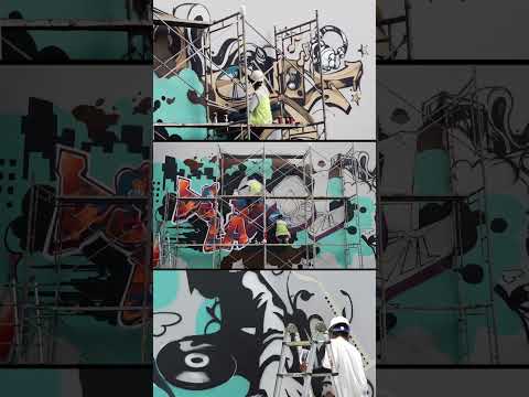 De La Sol I Street Art Wall #shorts