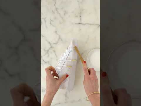 How to Clean White Sneakers and Remove Tough Stains #Shorts