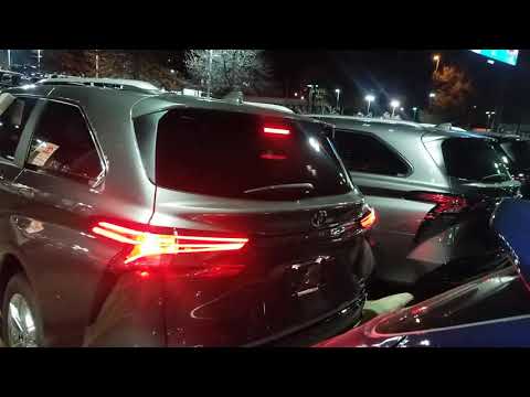 Toyota Sienna Headlights and taillights