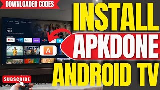 ✅How To Install APKdone on ANY Android TV, TV Box or Google TV (Downloader Code 2025)