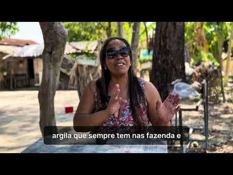 Odete - artesã ceramista da cidade de Arraias/TO