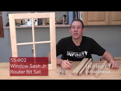 Infinity Cutting Tools - Using Window Sash Jr. Bits (55-802)