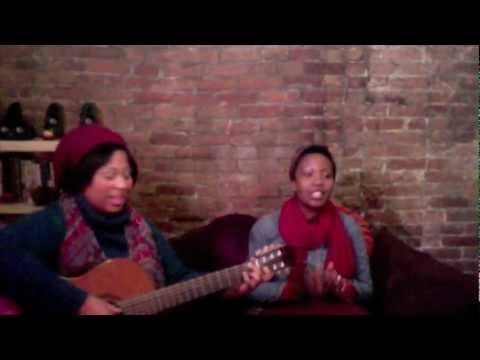 Nadia Washington and Jaime Woods sings 