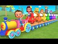 Baby Learn Colors Giraffe Jumping Toy Wooden Train Fun Outdoor Games 4K