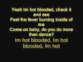 Foreigner - Hot Blooded with lyrics! - wargod772 Foreigner - Hot Blooded with lyrics!