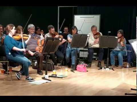 Chloë Hanslip | Northern Chamber Orchestra | Tchaikovsky Souvenir de Florence rehearsal