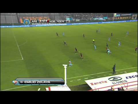 Gol de Zelaya. Arsenal 3 - Newell's 2. Fecha 17. Torneo Final 2014. FPT