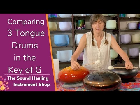 Comparing 3 Tongue Drums in the Key of G