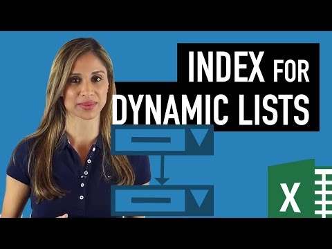 How to Create a Dependent Drop Down Lists in Excel with OFFSET CHOOSE INDEX INDIRECT