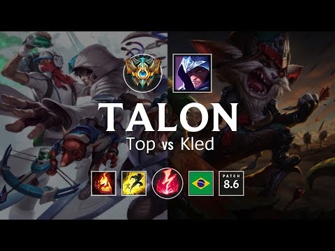 Talon Top vs Kled - BR Challenger Patch 8.6