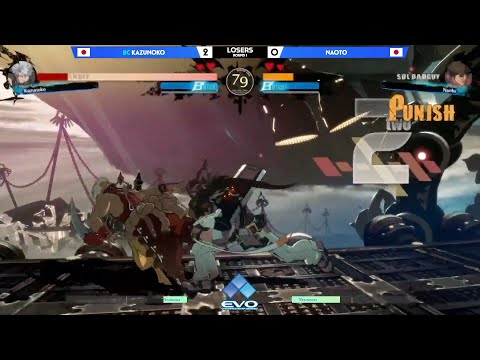 Guilty Gear Strive: Kazunoko vs Naoto - Losers Round 1 EVO 2021 Online Asia